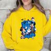 Disney Parent-child Clothing Multi-color Optional Men's and Women's Hooded Sweater Mickey Halloween Couple Clothing Holiday Gift