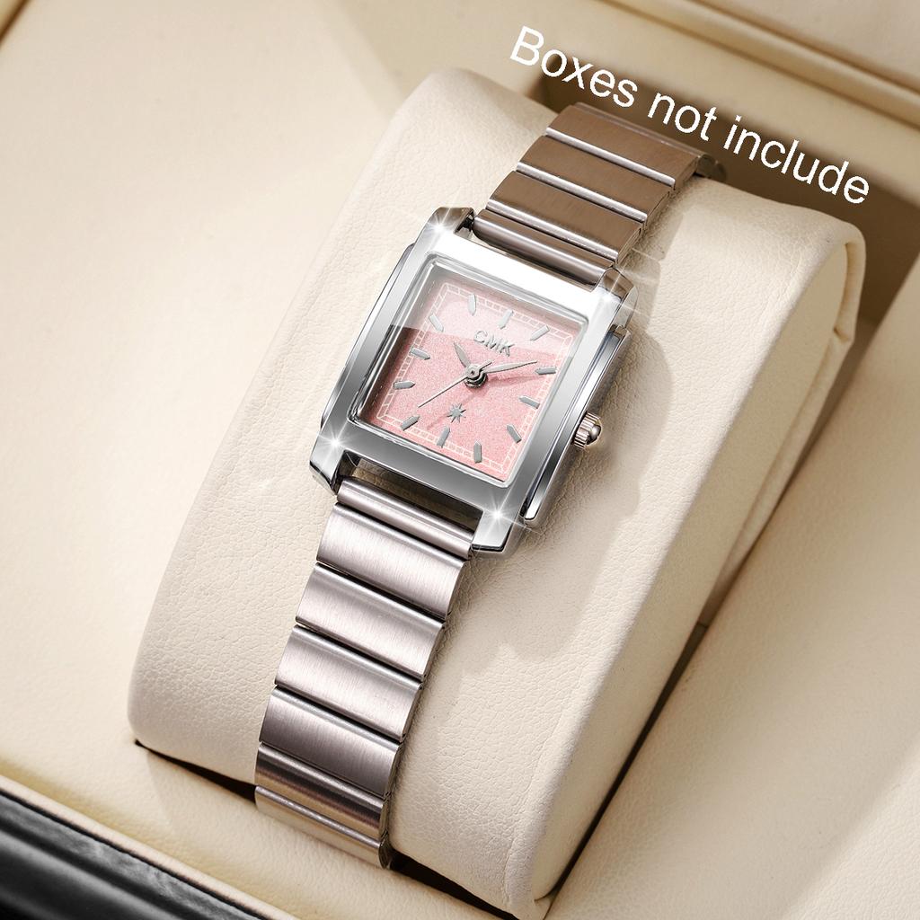 Xiaomi Fashion Square Dial Women Watches Ultra-thin Band Ladies Quartz Wristwatch Reloj Mujer Girls Clock Gift(Without Box)