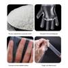 100 Pairs Thickening Individual Packing Mittens PE Work Gloves Durable Disposable Gloves
