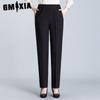 GMXIA XL-8XL Casual Oversize Pants Women High Waist Long Loose Trousers Ladies New Spring Autumn Pants Women Elastic Pants