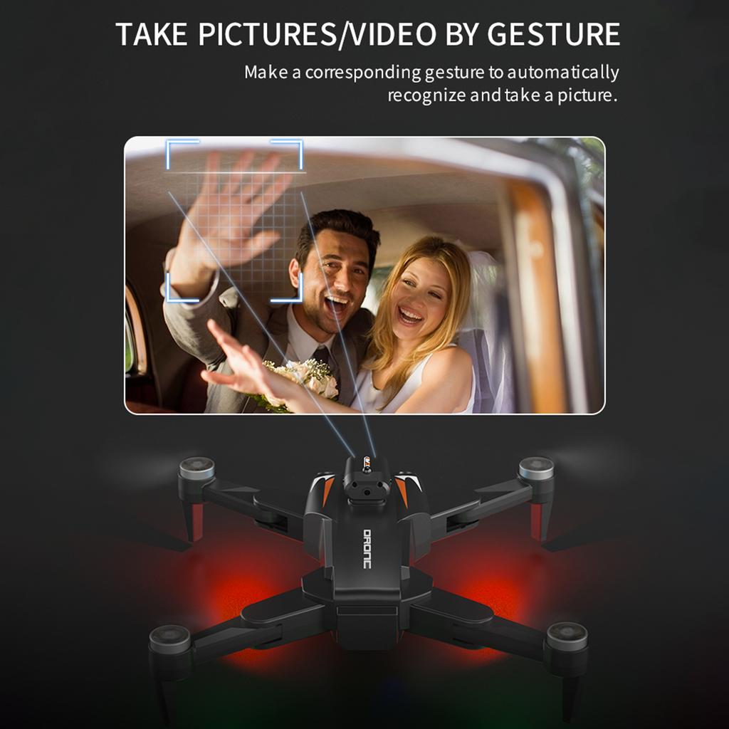 Remote Control GPS Drone with Dual Camera 8K Foldable Headless Drone with Obstacle Avoidance