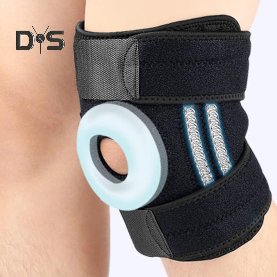 Регулируемый наколенник для облегчения боли в колене, стабилизации коленной чашечки, поддержки спорта, фитнеса, бега, наколенника, рукава для разрыва мениска