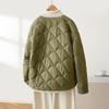 Quilted Cotton Jacket for Winter New Korean Style Fashion Casual Contrast Short Warm Cotton