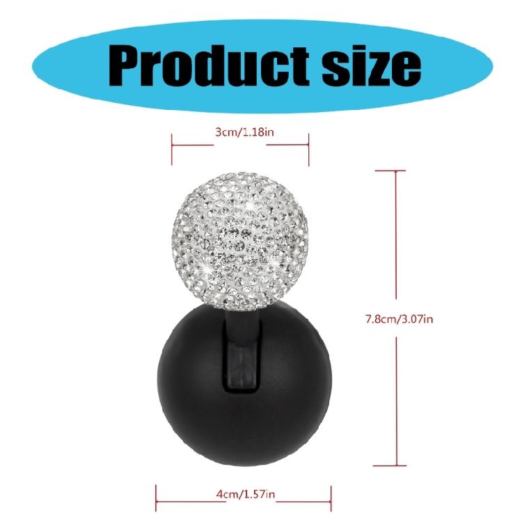 Car Start Button Lever with Diamonds Embellishment Vehicle Ignition Button Cover Elegant Car Interior Bling Accessories