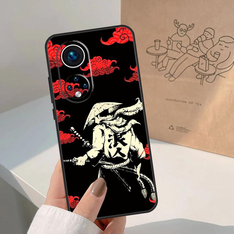 Японский воин-самурай Для чести Магический 7 Лайт 5 6 8 Про Чехол Для Honor 400 200 90 70 50 X8c X8b X9a X9b X9c X9d Win