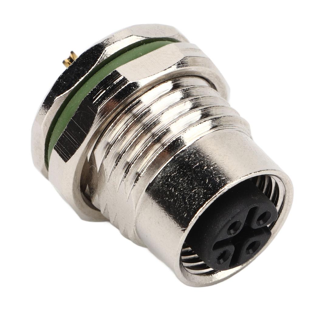 4 шт. M12 Авиационный 4-контактный штекер типа A 4 контакта гнездо панельный электронный штекер разъем для датчиков исполнительных механизмов