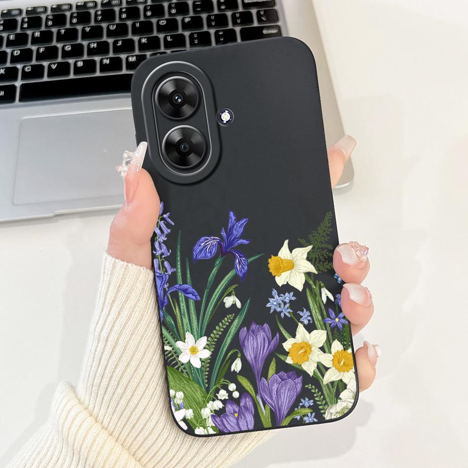 Для Realme Note 60 2024 Модный чехол с рисунком для Realme Note60 4G Мягкие силиконовые противоударные чехлы