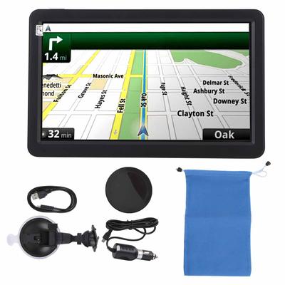 Автомобильный GPS-навигатор 9 дюймов сенсорный экран голосовое управление направление поворота голосовая подсказка скорость предупреждение о красном свете GPS-навигационная система для