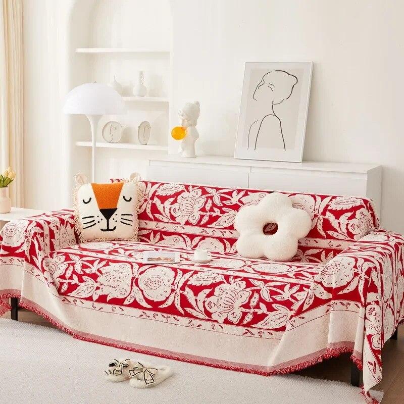 Household Sofa Protective Cover Chenille Jacquard Sofa Towel Sofa Cover Cloth Towel All-inclusive Sofa Cover Dust Cloth