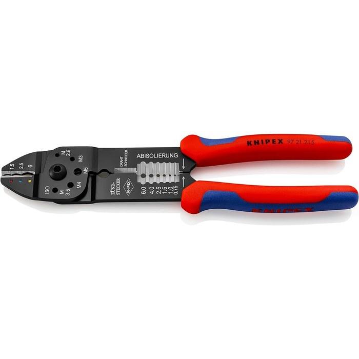 KNIPEX 9721-215 Crimping Pliers (SB) Bruni Insulated for 0.75-6.0mm Wire