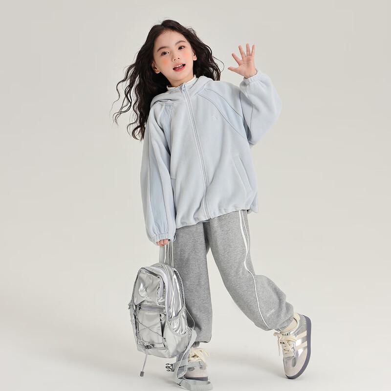 Girls' Fleece Hooded Jacket