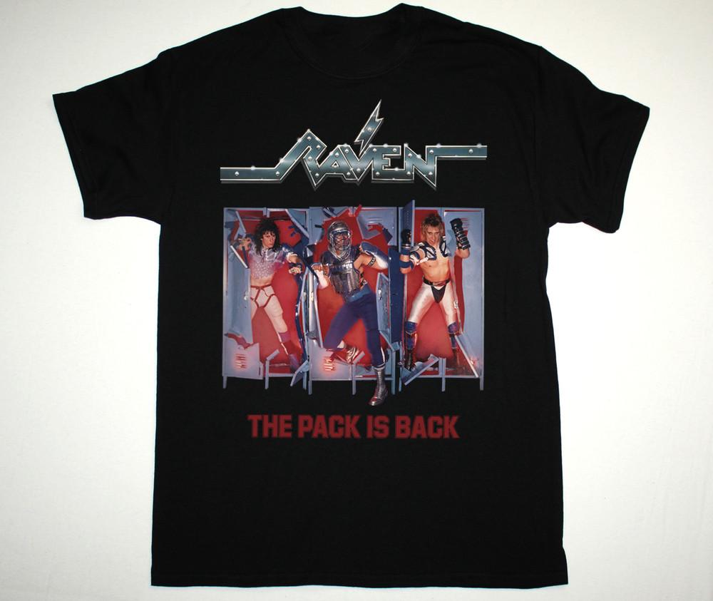 RAVEN THE PACK IS BACK 1986 Коллекция группы Подарок для фанатов Размеры от S до 5XL Унисекс Футболка