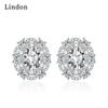 Lindon Copper Alloy Zircon Earrings Drop Earrings For Women Wedding Party Gifts