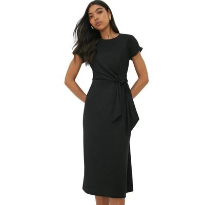 Женское/женское платье миди с короткими рукавами Dorothy Perkins с завязками