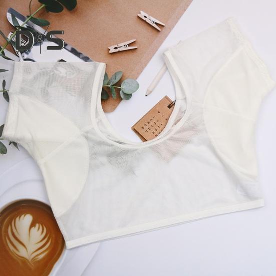 Женский жилет для защиты от пота под мышками, прозрачные рубашки с защитой от пота в области подмышек, быстросохнущий жилет с запахом, впитывающий пот для женщин, девушек и женщин