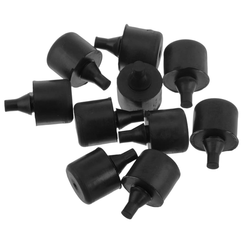 TEHAUX 10pcs Rubber Stopper Engine Cover Cushion Buffer Engine Cover Cushion Bumper Car Buffer