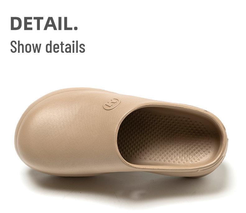 Унисекс мюли с закрытым носком: Шлепанцы медсестры из ЭВА, на одной лямке, пляжные сандалии, обувь для повара