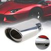 Stainless Steel Straight Car Exhaust Systems Tip Pipe Exhaust Tail Muffler Car Tail Exhaust Pipe