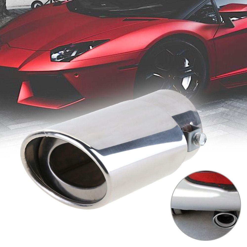 Stainless Steel Straight Car Exhaust Systems Tip Pipe Exhaust Tail Muffler Car Tail Exhaust Pipe