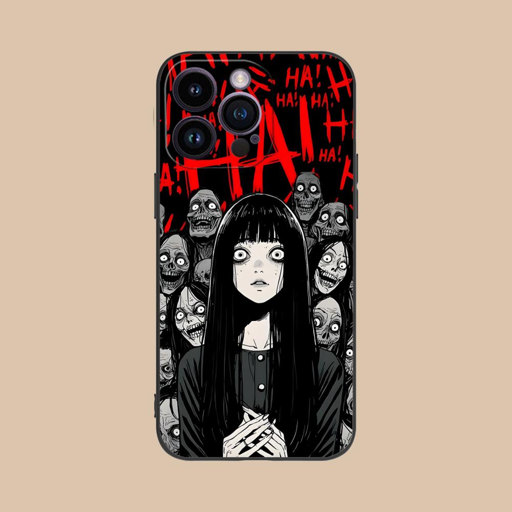 Ужасы Готический Арт Чехол для Мобильного Телефона для iPhone 17 16 15 14 13 12 11 X XR XS 8 7 Air Pro Max Plus Mini Цветной Чехол Красивый