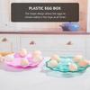 Easy to Clean Plastic Egg Plate Recycled Refrigerator Egg Trays 12 Grids Egg Holder  Fruit