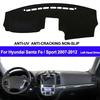 Накладка на панель автомобиля Нескользящая подкладка Для Hyundai Santafe Santa Fe 2007 - 2010 2011 2012 Коврик на панель автомобиля Защита от солнца ПротивоУФ подушка