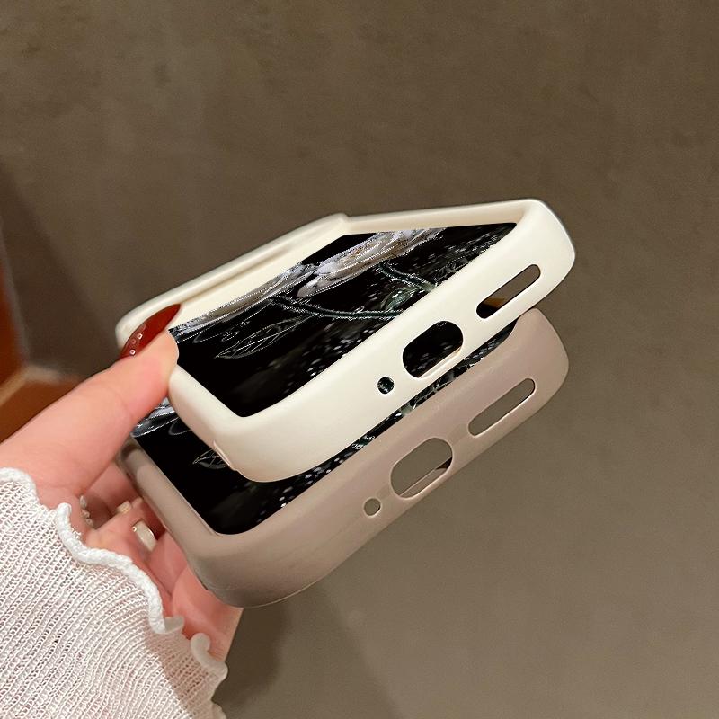 Чехол для телефона с узором белых роз для Google Pixel 9 Pro XL Чехол для Google Pixel 8 7 Pro 8A 7A Мягкая силиконовая накладка из ТПУ