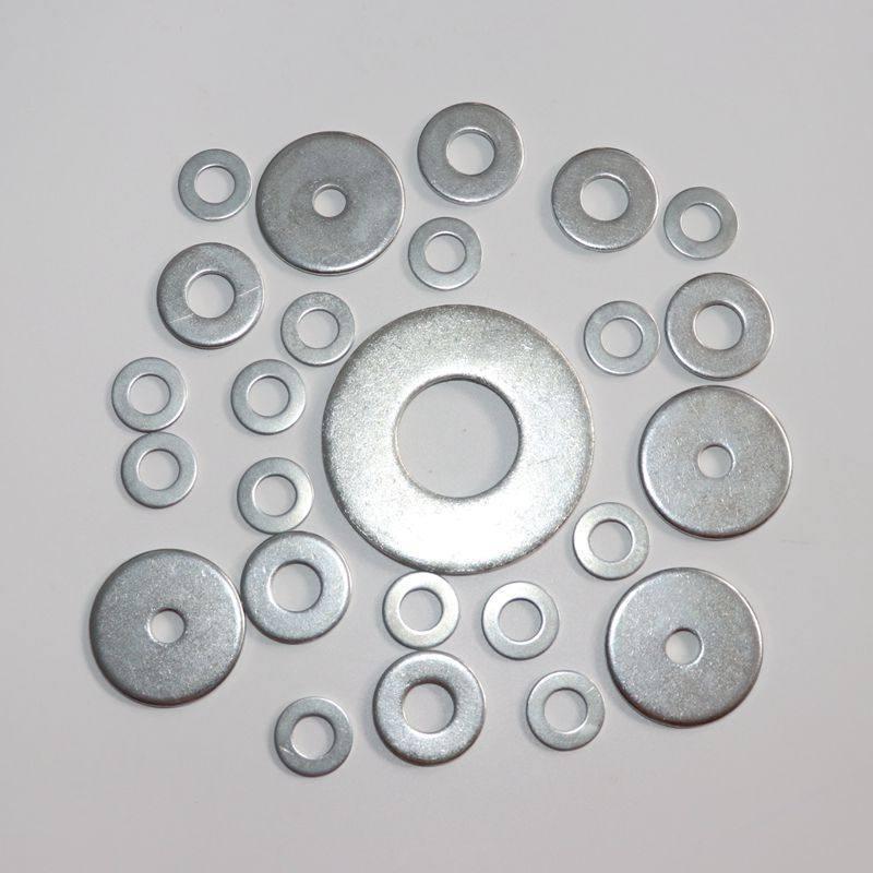 Thick Galvanized Flat Washer - Sizes M3 to M20