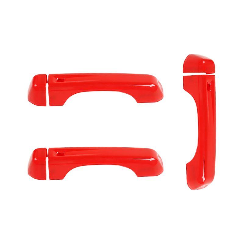 TESIN For Jeep Wrangler JL 2018+ Car Exterior Side Door Handle Tailgate Handle Decoration Cover Stickers For Jeep Wrangler