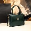 2025 New Fashion Design Genuine Leather Women's Handbags Commuter Small Square Bag Hard Box Crossbody Evening Bags