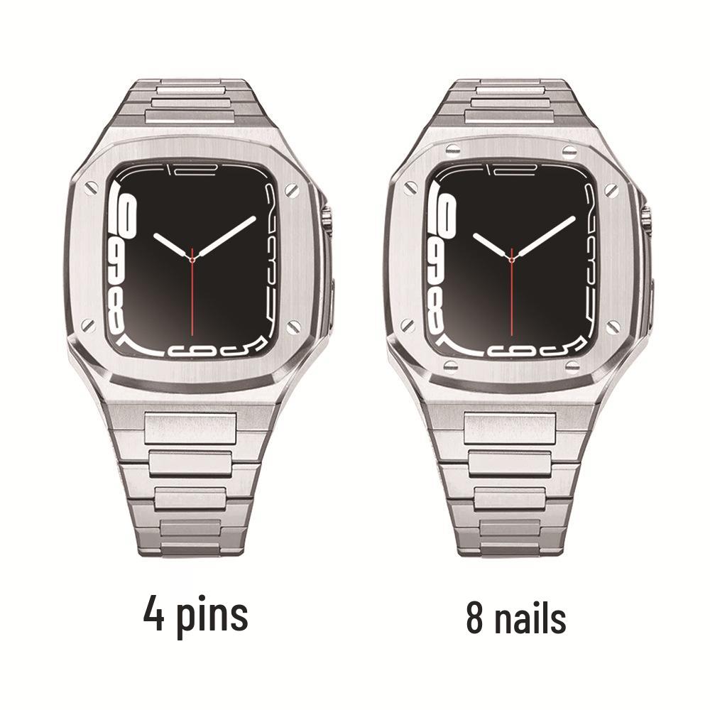 Совместимый набор модификаций Audemars Piguet для корпуса Apple Watch S9 с защитой для iWatch S7/8/9 41/44/45 мм