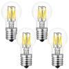 FWAYTECH LED Small Light Bulb E17 Daylight White Equivalent Mini Krypton Light Bulb Dimmer Compatible AC100V Filament LED 4W 485 Lumens Diagonal