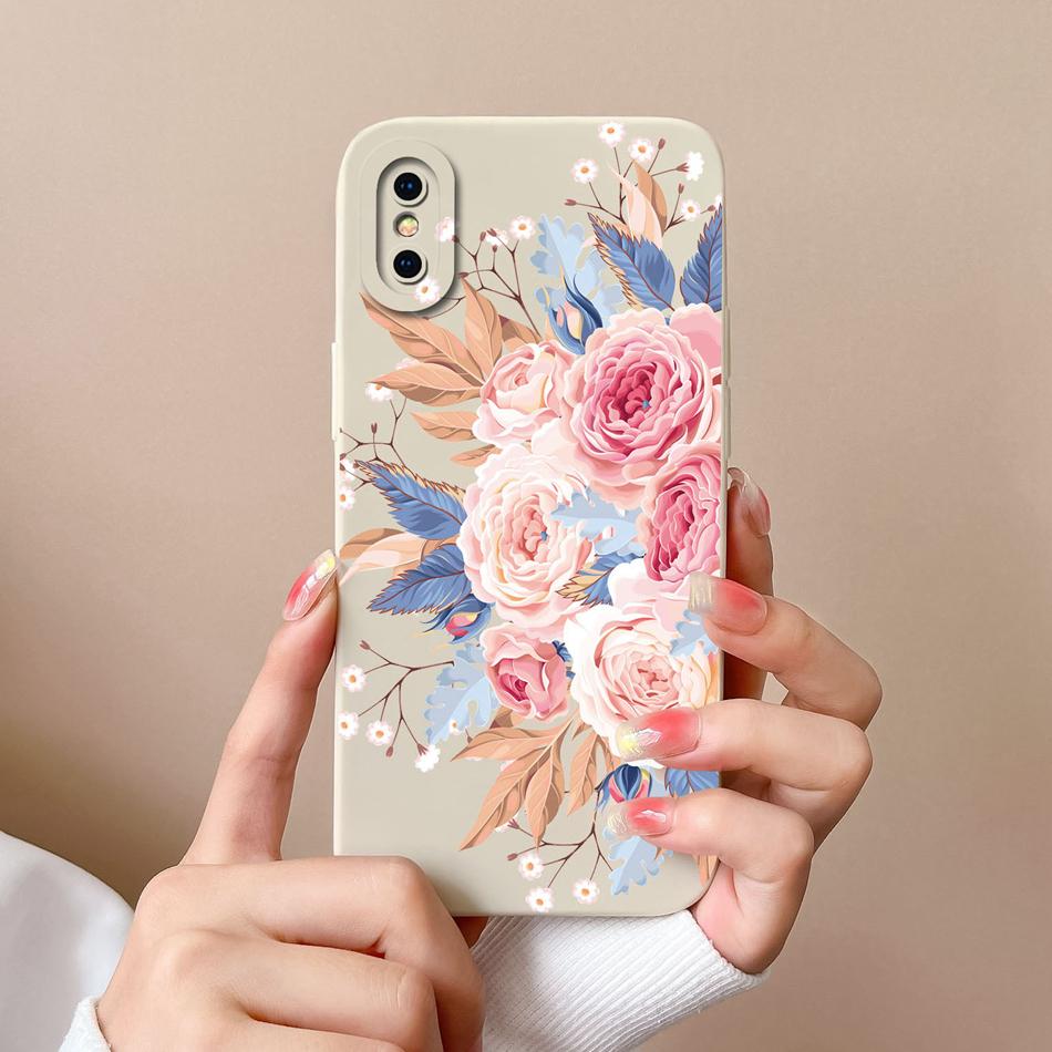 Чехол для iPhone X XR XS Max Милый Мягкий Жидкий Силикон Защита Объектива Камеры Задняя Крышка Для Apple iPhoneX X S Max Coque Funda
