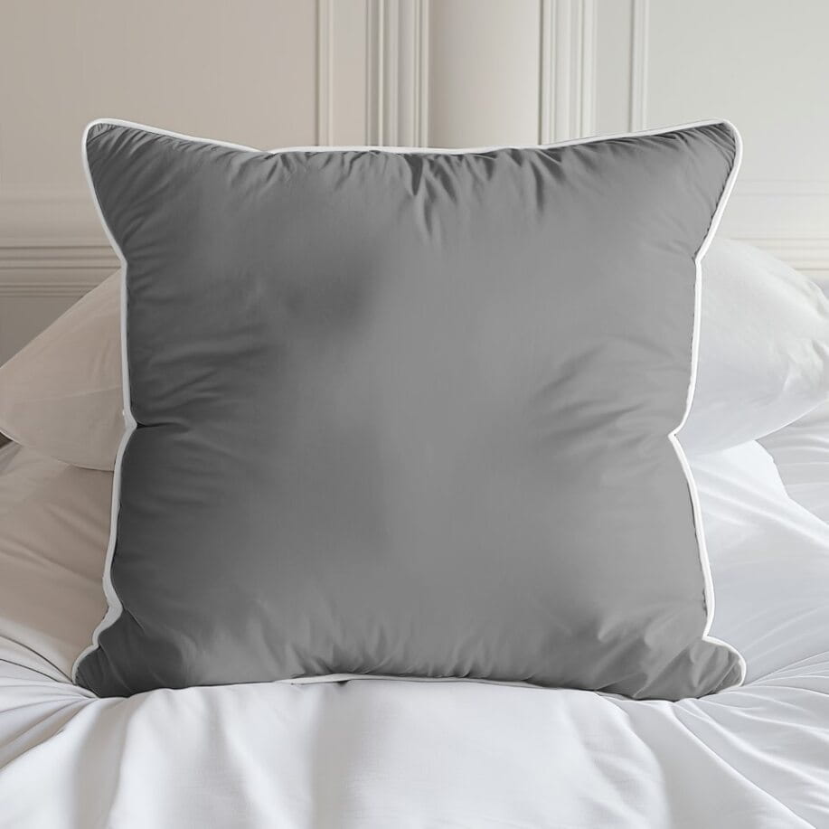 Pure cotton makosatin bedding set 220x200 gray premium