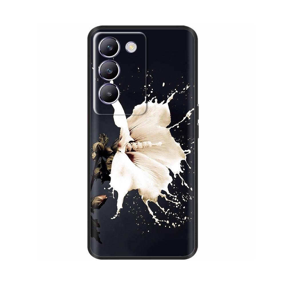 For Vivo V30 V40 SE Phone Case Shockproof Silicone Soft Bumper Cases For Vivo V40 SE V30 SE Luxury Painted Protection Back Cover