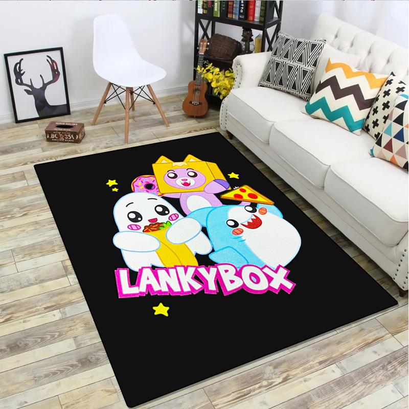 Lankybox Home Office Decorative Rug Room Computer Chair Area Rug Holiday Gift