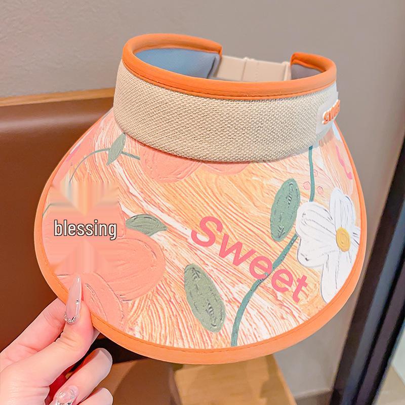 Детская мультяшная шляпа от солнца с УФ-защитой для летнего отдыха на открытом воздухе