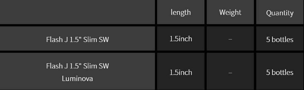 Fish Arrow Мягкая приманка Flash J Slim SW 1,5 дюйма, 5 шт. в упаковке #101 (0288)