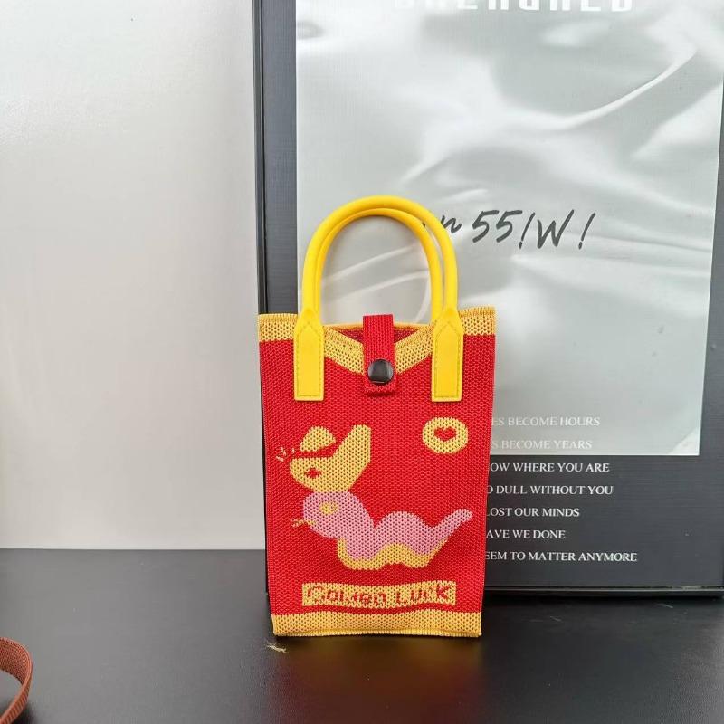 Новая праздничная вязаная сумка для мобильного телефона Новая серия 2 Fa Cai персонализированная универсальная сумка-мессенджер сумка высокого класса