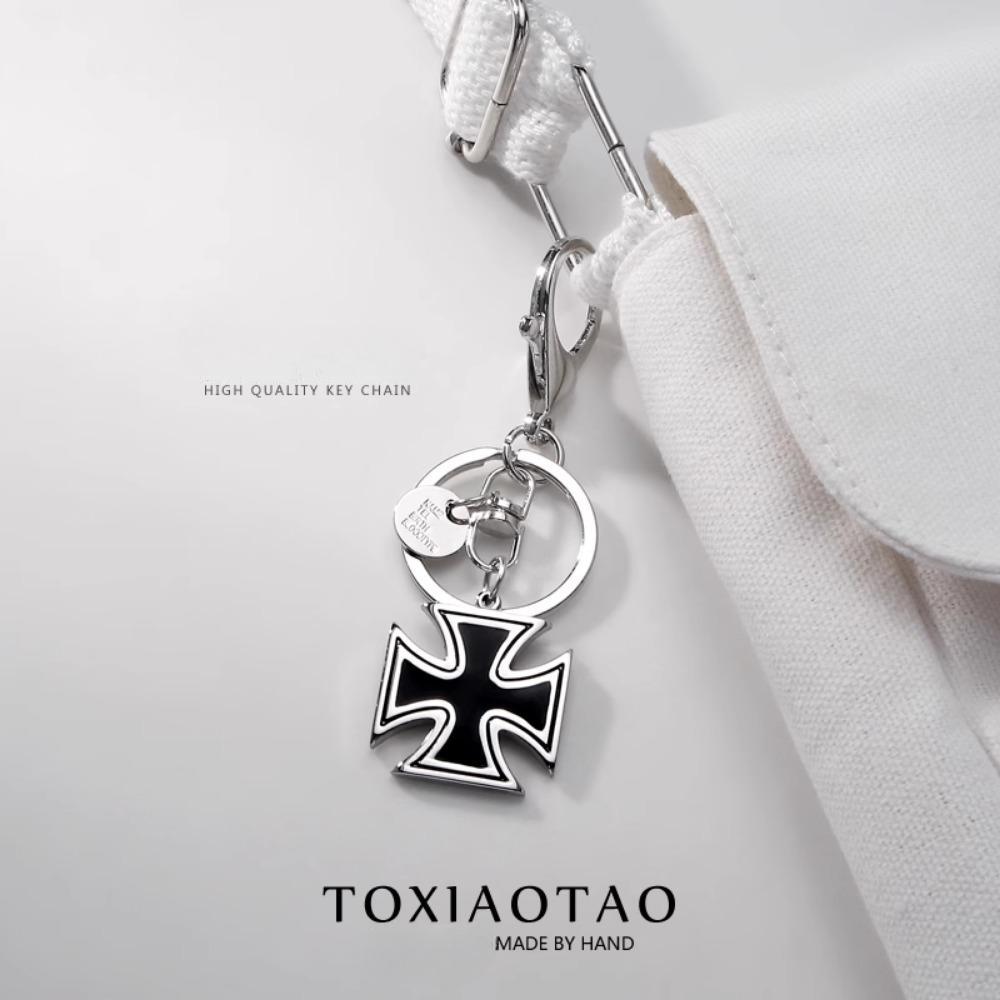 Винтажный прусский немецкий металлический железный крест брелок подвеска совиньон немецкий мемориальный подвесной орнамент