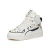 Anta Snoopy X  Lifestyle Series Non-Slip Wear-Resistant Mid-Top Sneakers Women Sneakers White Black Yellow 922138011-8