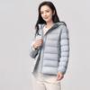 Women's Light Down Jacket with Hood, Short 95 Duck Down, Versatile, Warm and Casual Jacket