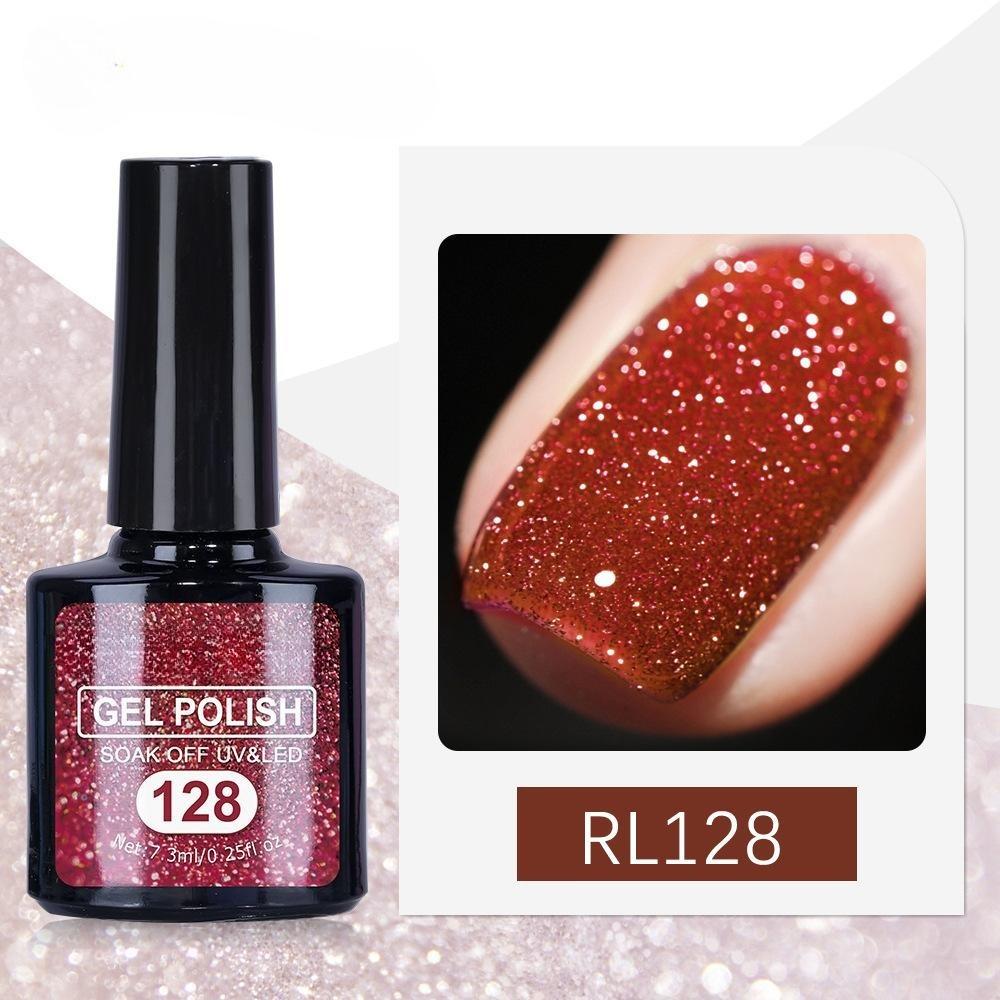 7,5 мл гель-лак для ногтей с блестками, замачиваемый УФ-светодиодный гель-лак для дизайна ногтей, маникюр