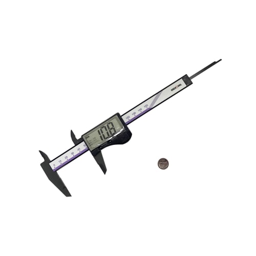 GRATTOOL (GT Arcland Sakamoto) Carbon Digital Caliper, 150mm, GTDC-150