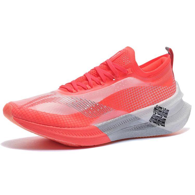 Кроссовки женские Li Ning Feidian 2.0 Elite High Speed Low Top, флуоресцентно-розовые ARMS018-1