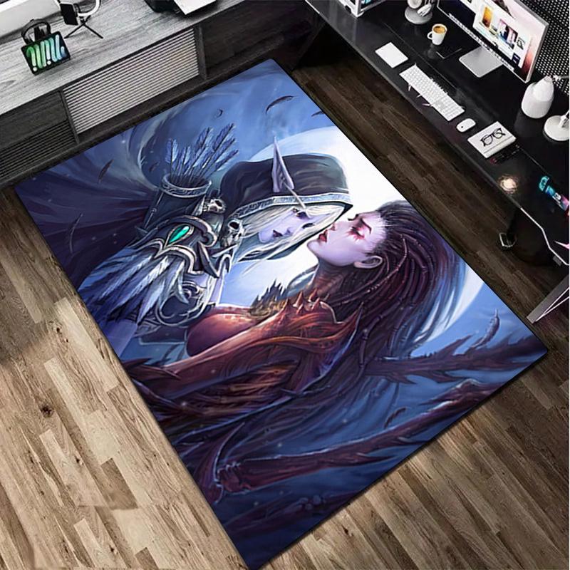 1Pc Warcraft game Rug - home decoration Carpet For Living Room Bedroom Flooring Computer Chair Area Rug