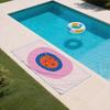 Minimalist abstract sun printed beach towel - soft ultra-fine fiber, quick drying, oversized beach outfit, beach,