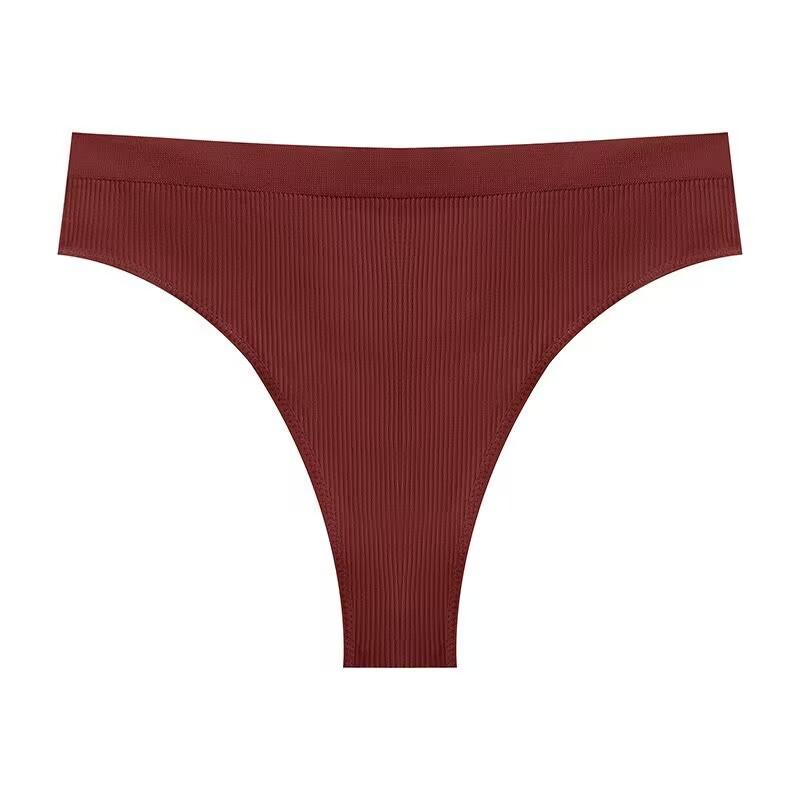 4PC/set Sexy T-back G-String Thong For Women Comfortable Cotton Panty Underwear