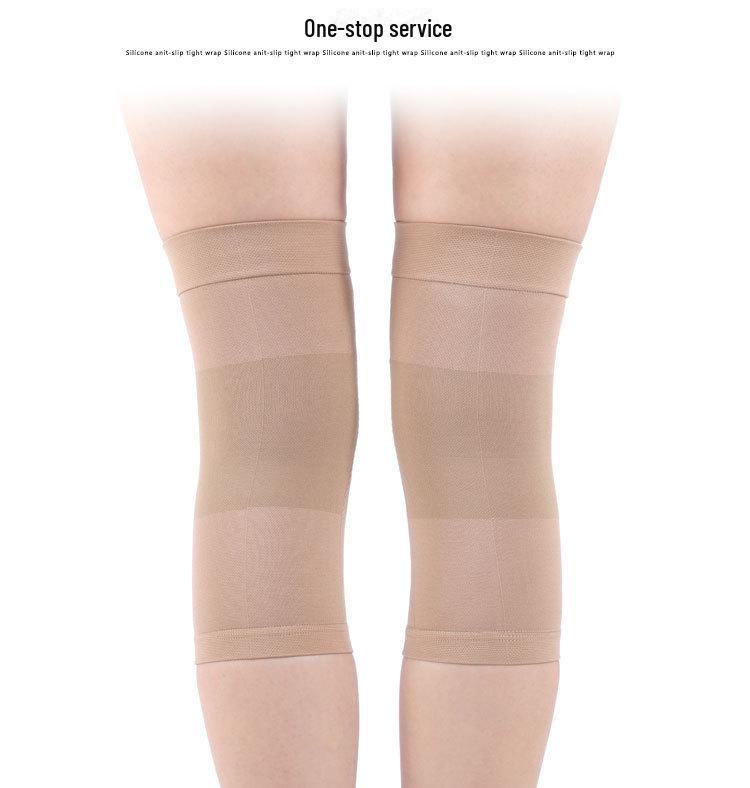 Унисекс противоскользящий компрессионный бандаж на колено и бедро: Эластичный протектор суставов для спорта и здравоохранения
