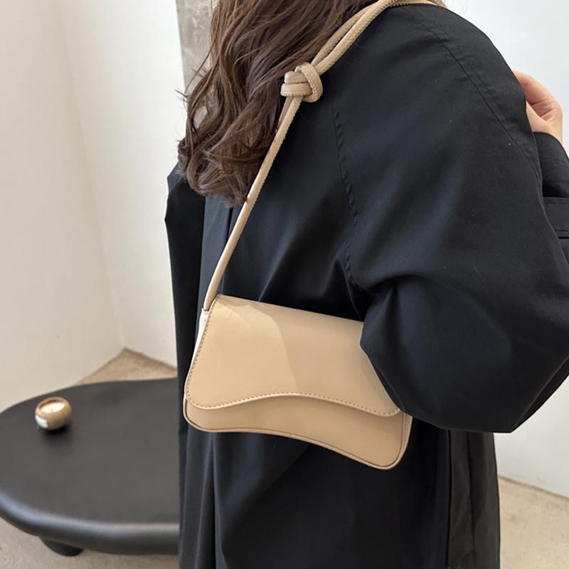 Минималистичная однотонная модная сумка-слинг Cloud Flap, легкая сумка через плечо для поездок на работу, сумка для телефона для девочек-подростков, идеально подходит для прогулок